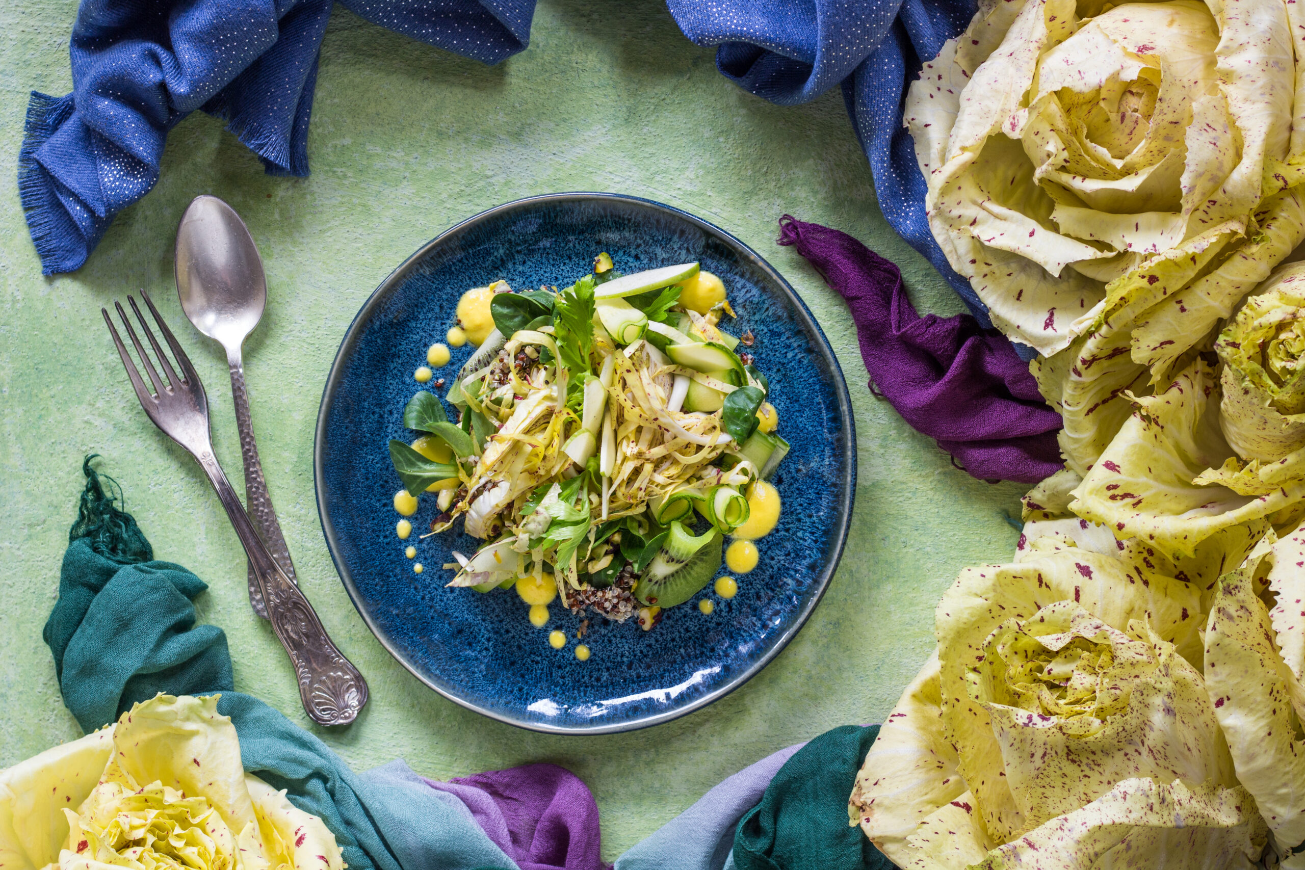 Insalata di radicchio variegato e quinoa - Un contorno bello, buono e sano!