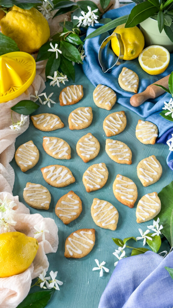 Biscotti veg con frolla al limone